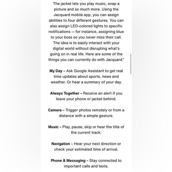 Levis Jauquard Denim Trucker Smart Jacket by Google - Picture 11 of 13